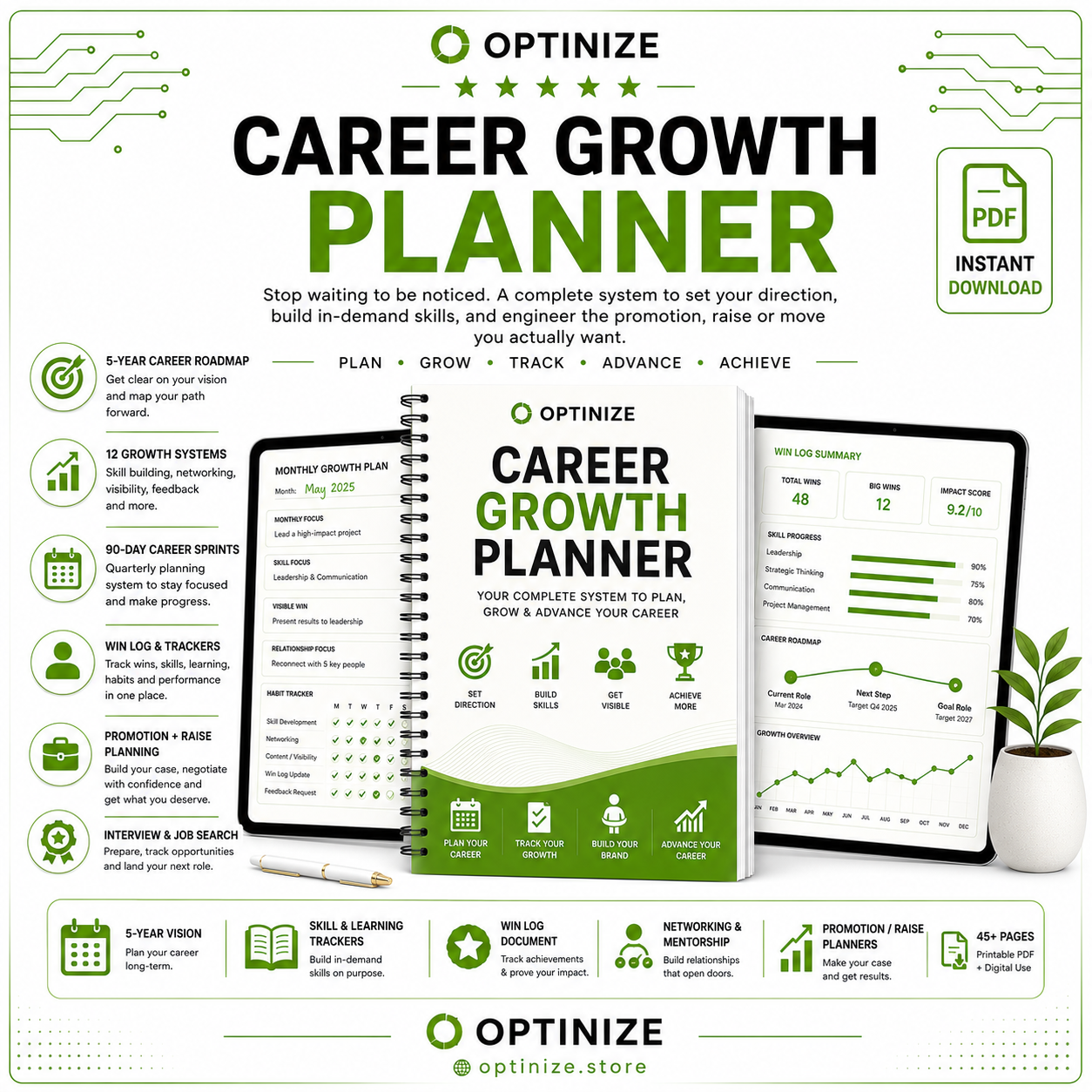Career Growth Planner | Get Promoted, Build Skills & Plan Your Next Move