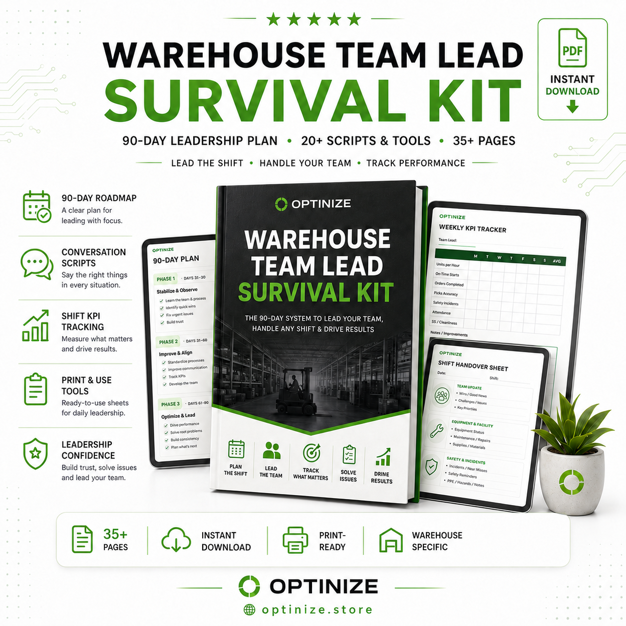 The Warehouse Team Lead Survival Kit — Complete Leadership System for New Supervisors