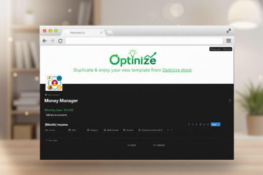 π° Financial Productivity System β 14 Templates to Budget, Track & Build Wealth