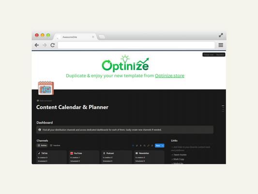 ✍️ CREATOR & CONTENT PRODUCTIVITY SYSTEM BUNDLE - (PLR)