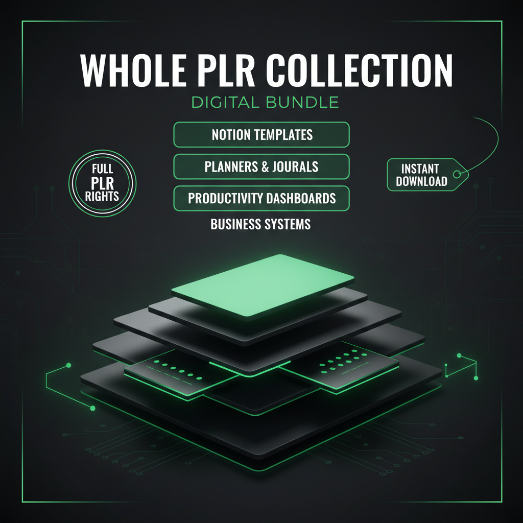 Whole PLR Collection Bold Graphic