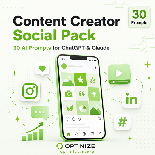 Content Creator Social Pack — ChatGPT & Claude Edition