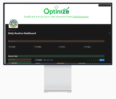 📅 DAILY PRODUCTIVITY SYSTEM BUNDLE- (PLR)