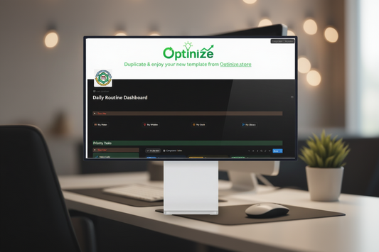 📅 Daily Productivity System — Your Complete Day Planner & Focus Toolkit