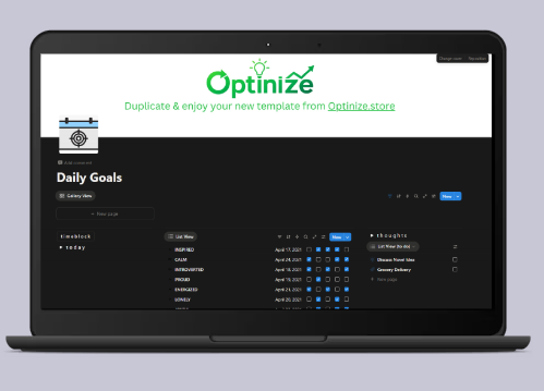 📅 DAILY PRODUCTIVITY SYSTEM BUNDLE- (PLR)