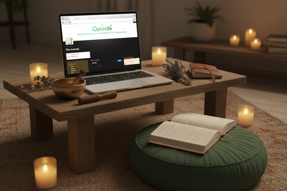 Browser Mockup - Meditation Corner