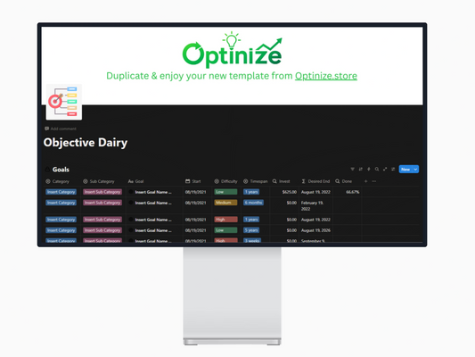 🎯 GOAL SETTING & ACHIEVEMENT SYSTEM BUNDLE - (PLR)